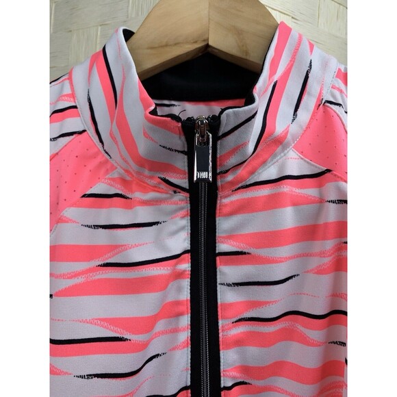 Tail Womens Golf Top size Large Blend Polyester Pink White 1/4 Zip Breathable - Picture 11 of 11